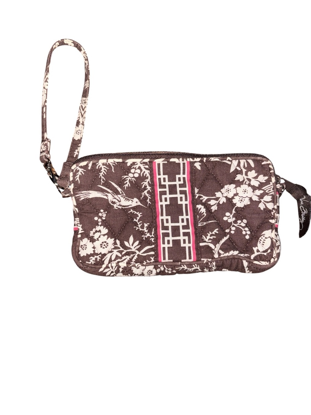 Vera Bradley wristlet in the retired Imperial Toile pattern